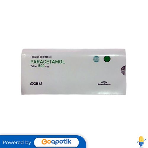 PARACETAMOL KIMIA FARMA 500 MG BLISTER 10 TABLET