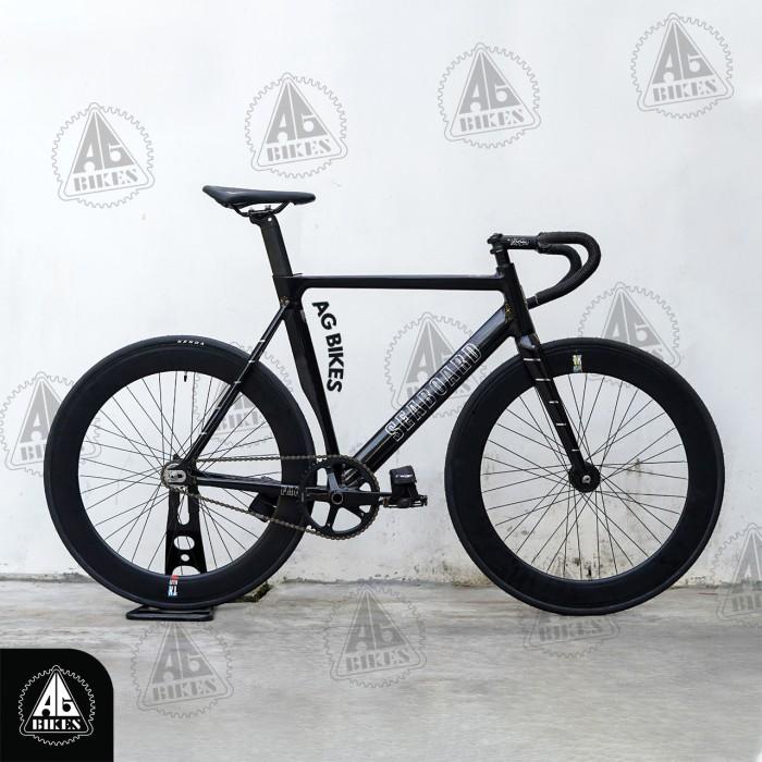 Terlaris Paket Sepeda Fixie Tsunami Seaboard Alloy Ringan + Fork Carbon !
