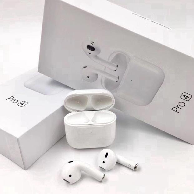 HEADSET EARPHONE BLUETOOTH TWS PRO 4 TWS BLUETOOTH HEADSHET BLUETOOTH TWS PRO 4 HENSET BLUETOOTH HED
