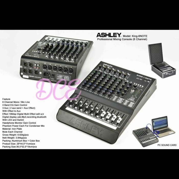 Terlaris Mixer Audio Ashley King 6 Note King6 Note Free Koper Ashley King Note6