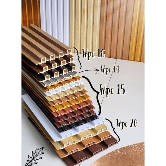 CHEKOUT WPC WOOD PANEL 3D WALLPANEL Wall Panel PVC kayu bukan wallpaper sticker foam conwood