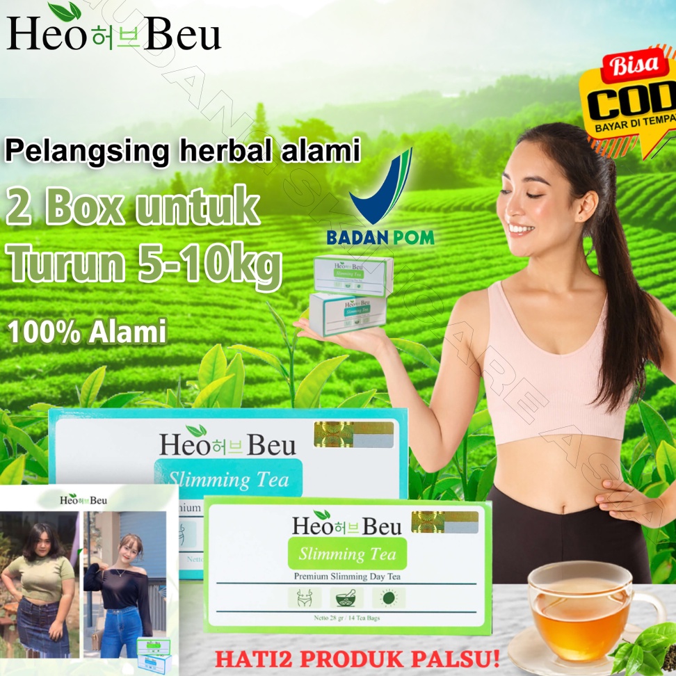 

Promo | KF7 | HEOBEU TEH SLIMMING TEA DIET HERBAL PELANGSING DAY NIGHT MENAHAN NAFSU MAKAN DAN PELANCAR BAB PENCERNAAN TUBUH KOREAN ORIGINAL ASLI BPOM