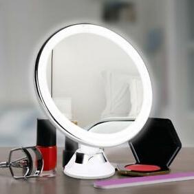 Cermin Make Up Led Lampu Kaca Rias Zoom Perbesar Pembesar 10X