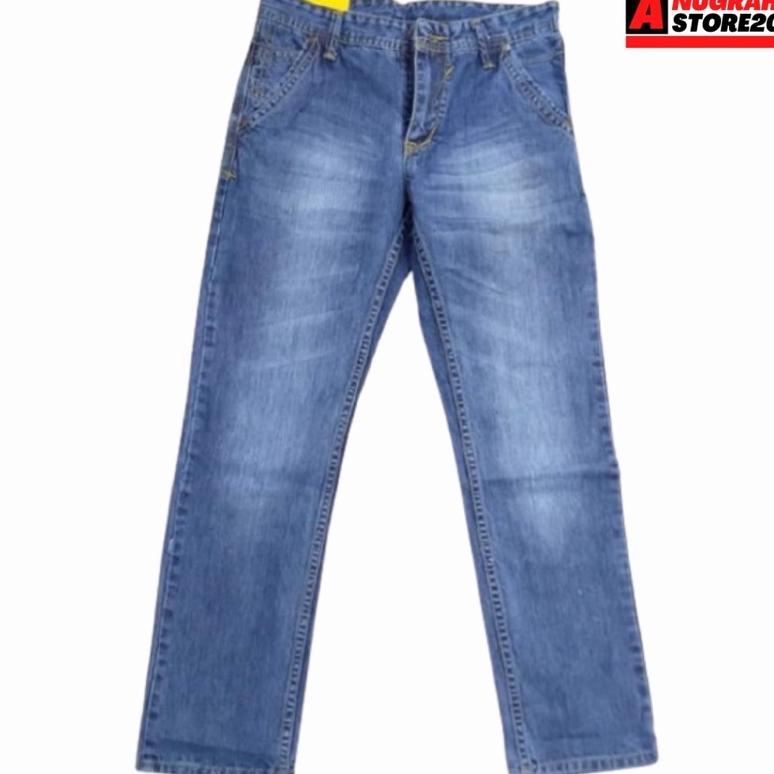 Celana Jeans Lois Original Pria Jumbo 39-44 Panjang Terbaru - Jins Lois Cowok Asli 100% Premium