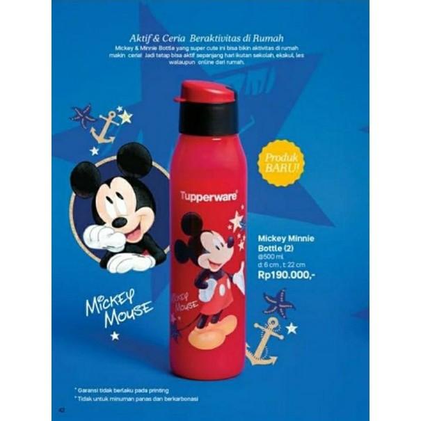 Botol Minum Anak Tupperware / Tempat Minum Mickey Minnie Mouse