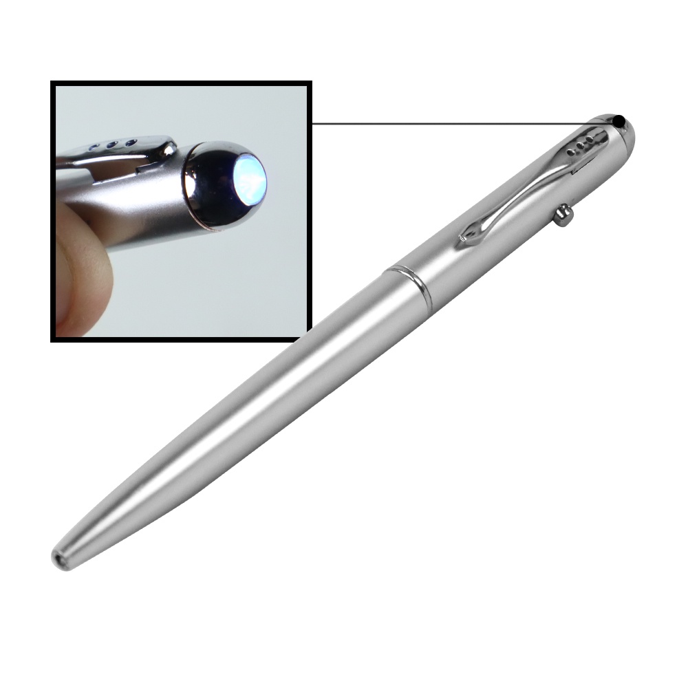 

Pena Tinta Invisible Magic Pen dengan UV Light - HY-0812 - Silver