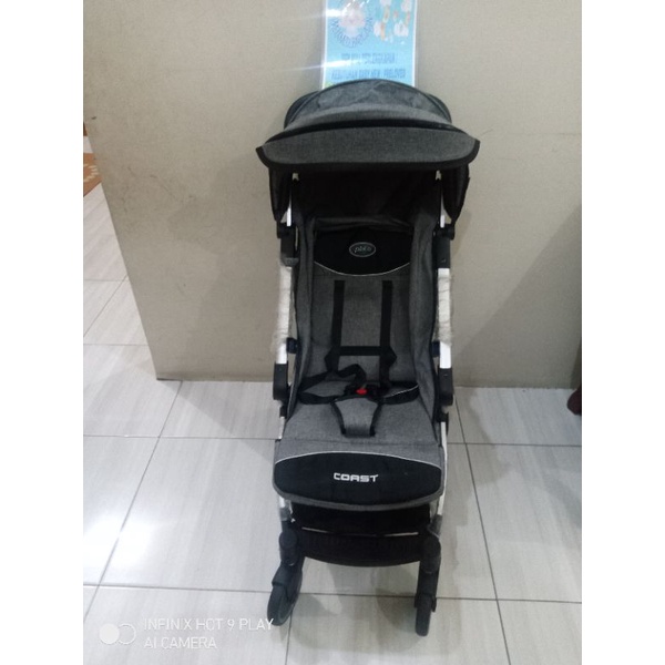 Stroller / Stoller / Kereta Bayi / Kereta Dorong Pliko Coast Like New FREE ALAS STROLLER & MAINAN Pr
