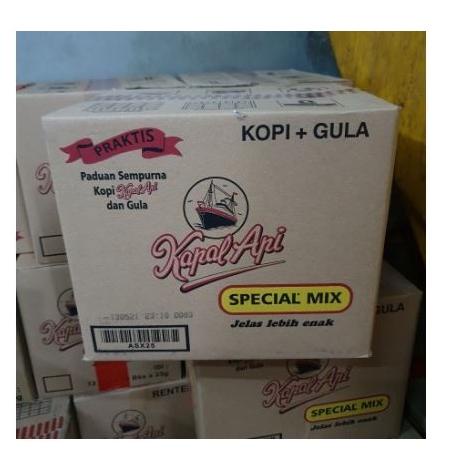 

Kopi Bubuk Kapal Api Special Mix 25 Gram - 1 Dus isi 120 Pcs Sachet Best Seller