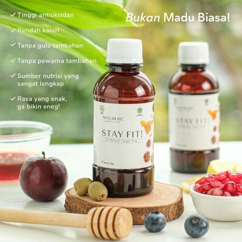 

MADU STAY FIT NATURLIFE 250GRAM | OBAT HERBAL | FREE BONUS Best Seller