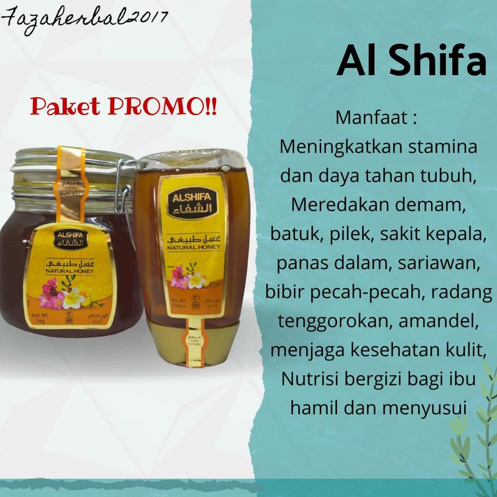 

PROMO ALSHIFA 1KG FREE ALSHIFA 250GR II Madu Import Best Seller