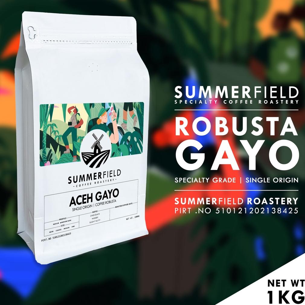 

Kopi Robusta Aceh Gayo 1KG (Biji/Bubuk) Summerfield Specialty Grade Best Seller