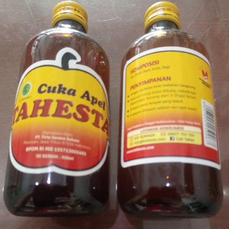 

Cuka Apel Tahesta 320ml BPOM RI MD 155713001465 Best Seller