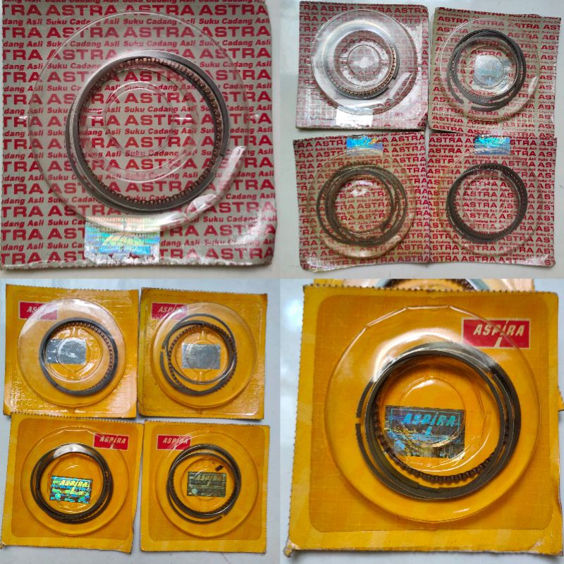 Ring Piston Seher Honda Astrea Prima / Grand Ori (NOS, SEGEL, ALL SIZE)