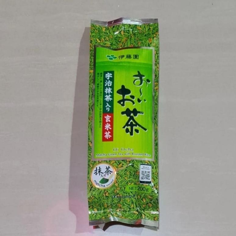 Ito En Itoen Oi Ocha Uji Matcha Green Tea With Roasted Rice 200 Gram Best Seller