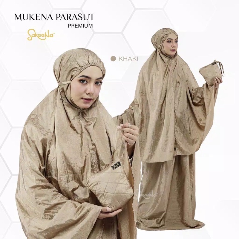 mukena parasut dewasa premium by sakeena