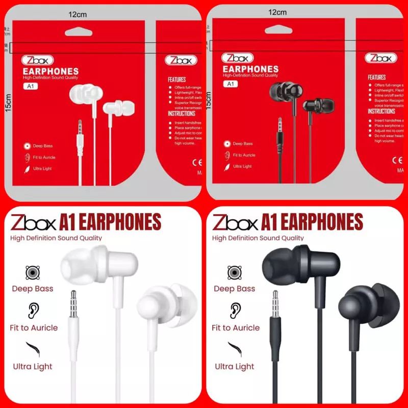 Earphone Zbox A1