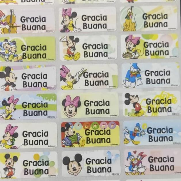 

Stiker Label Nama Anak Karakter Custom Tidak Luntur 051