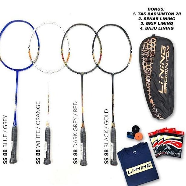 LINING SUPER SERIES SS 88 RAKET BADMINTON ORIGINAL