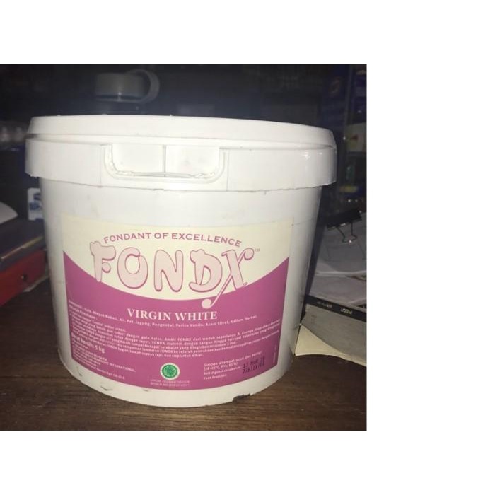 

Best Seller Fondant Fondx Virgin White 5Kg - Gosend / Grab Only!!