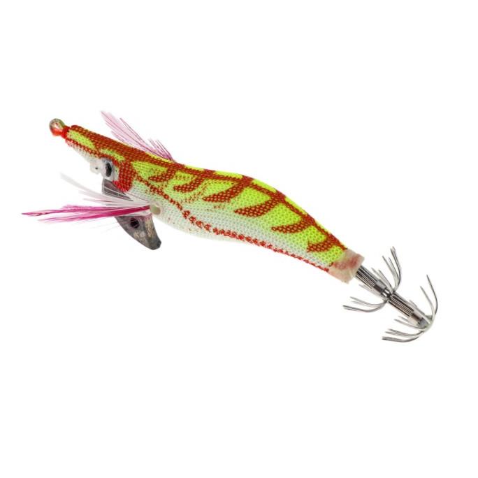 NEW  Umpan Pancing Cumi-cumi, Umpan Memancing Gurita Buatan Keras Jig Kayu