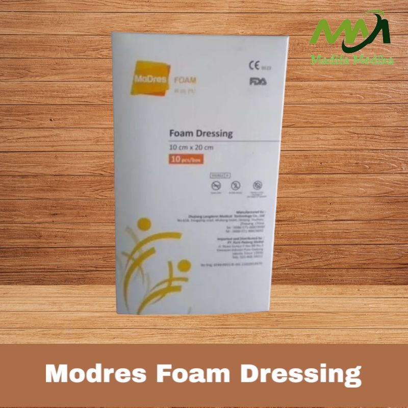 Modres Foam Dressing  10cm X 10cm Modres Foam Non Adhesive Dressing 10cm x 20cm