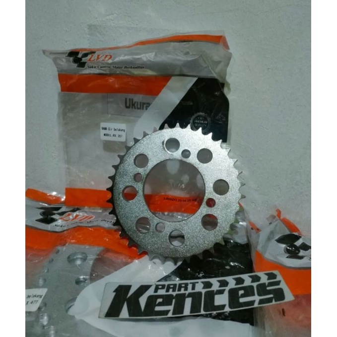 LVD GEAR BELAKANG RX KING 428-35T MODEL SSS
