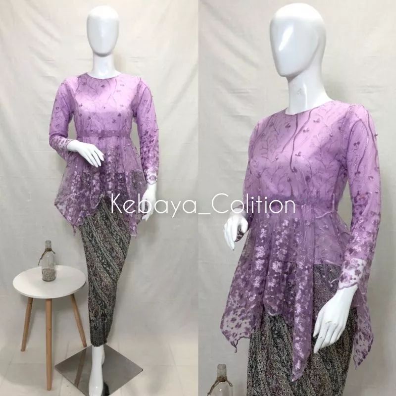 Kebaya Tunik / Tunik Brokat /Kebaya Modren /Kebaya Tile /Kebaya Favorite / Batik