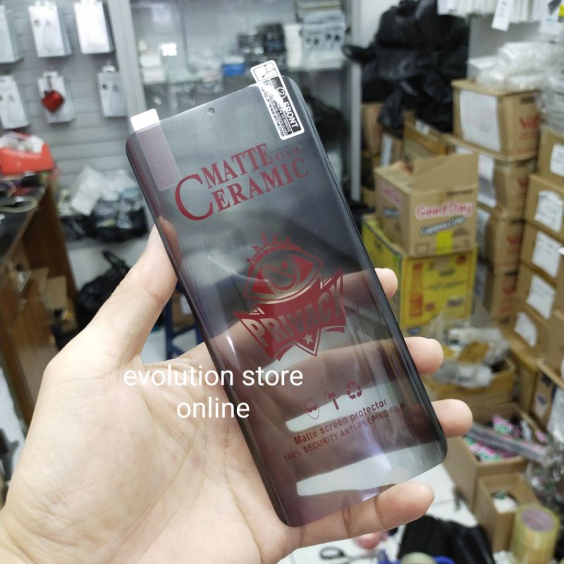 Samsung s20 s20 plus s20 ultra anti gores ceramic matte anti spy