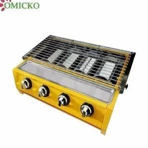 Kompor Panggang 4 Tungku Sosis Bakar / Ayam/Ikan/Sate - Panggangan Gas