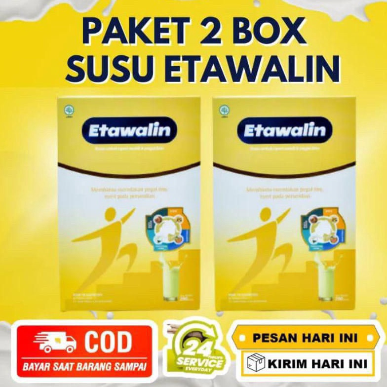 

2.2 Brand (PROMO 2 BOX) ETAWALIN ASLI 100% SUSU HERBAL KESEHATAN MENYEMBUHKAN REMATIK DAN MENJAGA KESEHATAN TULANG