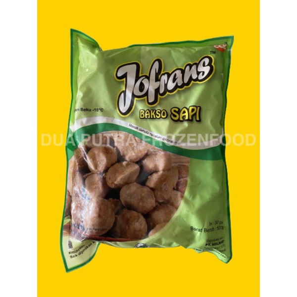 Jofrans bakso sapi isi 50