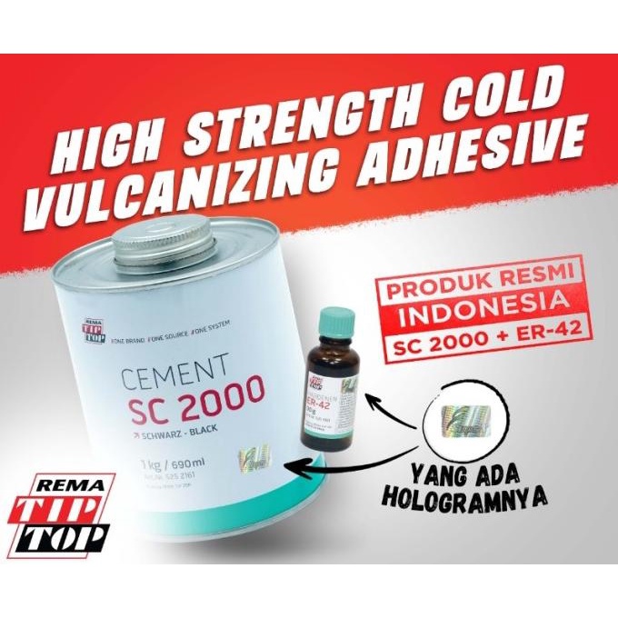 Lem conveyor SC2000 ( 1kg ) Black + Hardener Rema Tip top