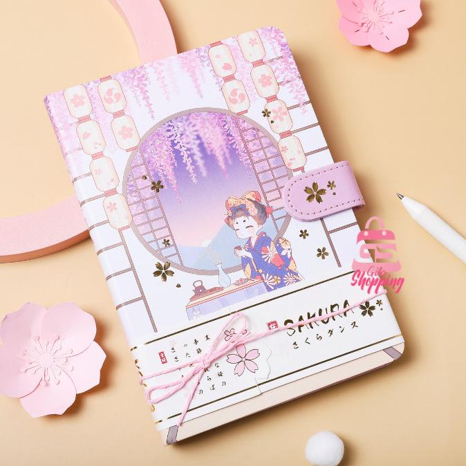 

Magnetic Notebook Diary Sakura / Jurnal agenda Buku tulis - 1615