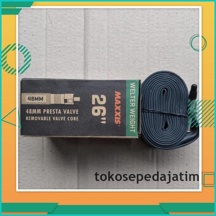 TERLARIS BAN DALAM SEPEDA 26 X 1.50/1.75/2.50 26X1.50 150 MAXXIS PRESTA FV 48MM 