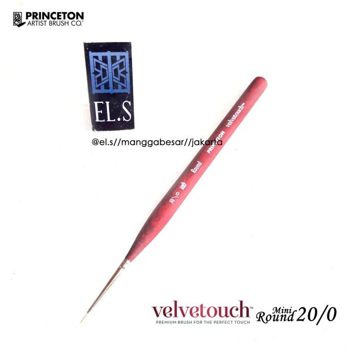 

Terlaris Princeton Velvetouch Brush Mini Round 20/0 ( Kuas Lukis )