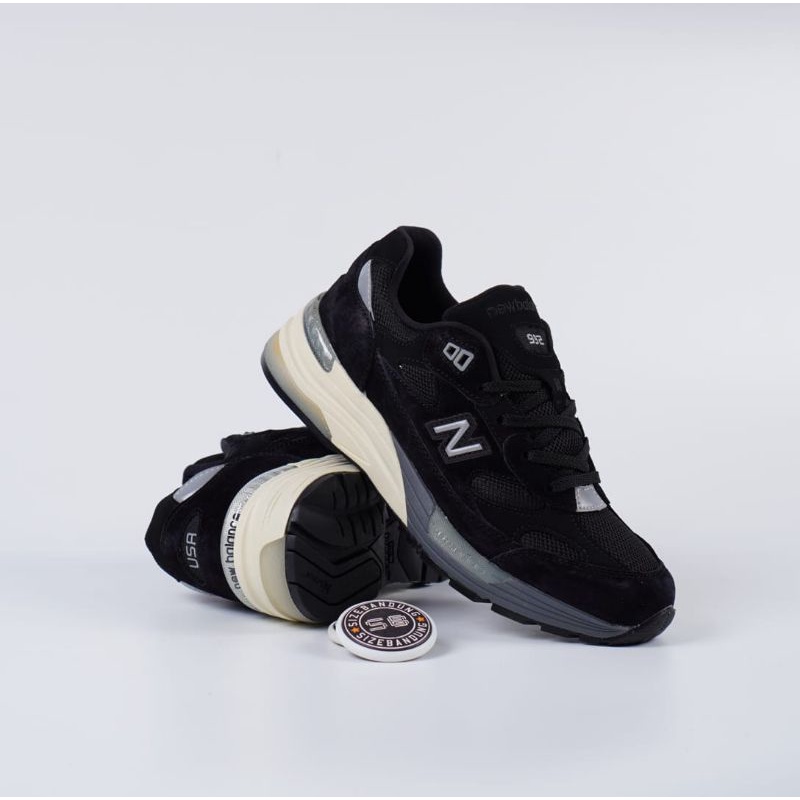 Sepatu New Balance 992BL Black Grey