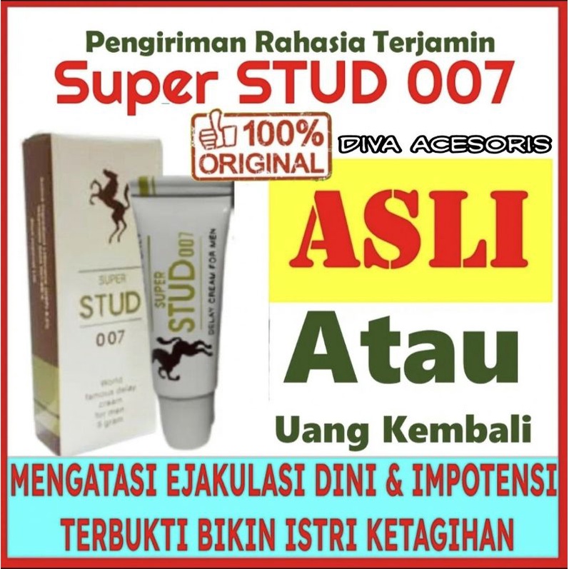 stud 007 asli original