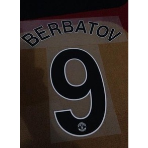 Final London Original Sporting ID Nameset Berbatov 9