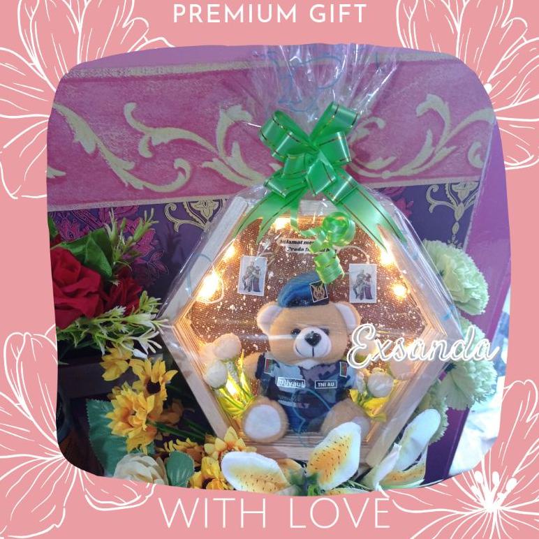 FRAME TEMA TNI AU // KADO ULTAH TNI AU // PASKHAS // BONEKA TNI AU