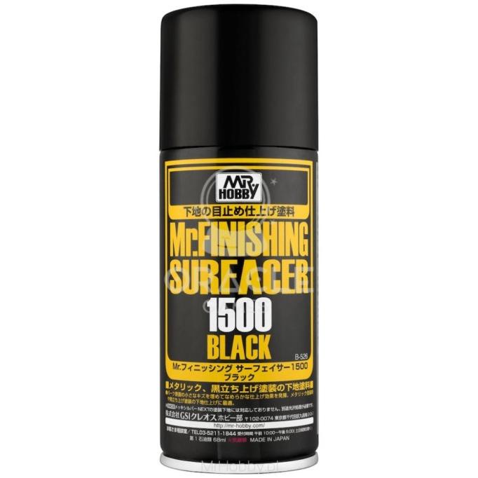 Mr. Finishing Surfacer Spray 1500 - Black