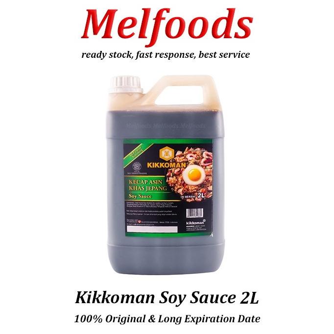 

Kikkoman All Purpose Soy Sauce HALAL 2L Kecap Asin Khas Jepang