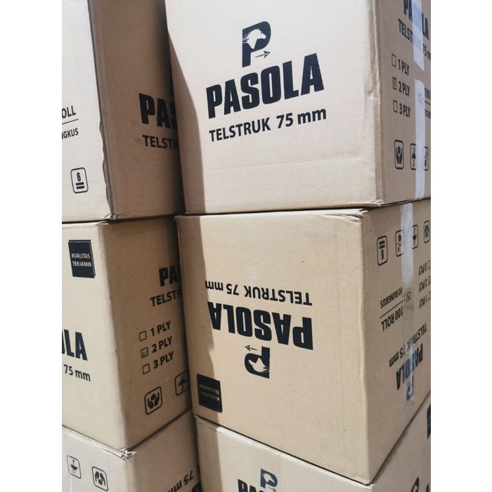 

Aurealiamall 1 Box (100 Roll) Kertas Struk Kasir 2 Ply 75X60 Ncr Rangkap 2