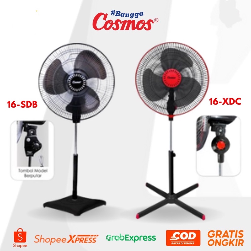 COSMOS STANDFAN COSMOS KIPAS ANGIN BERDIRI COSMOS KIPAS ANGIN COSMOS KIPAS AMGIN KAKI PETAK COSMOS K