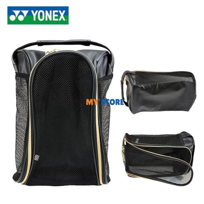 Terlaris Tas Sepatu Yonex Shoes Bag 815Cr Jaring Hitam Transparan