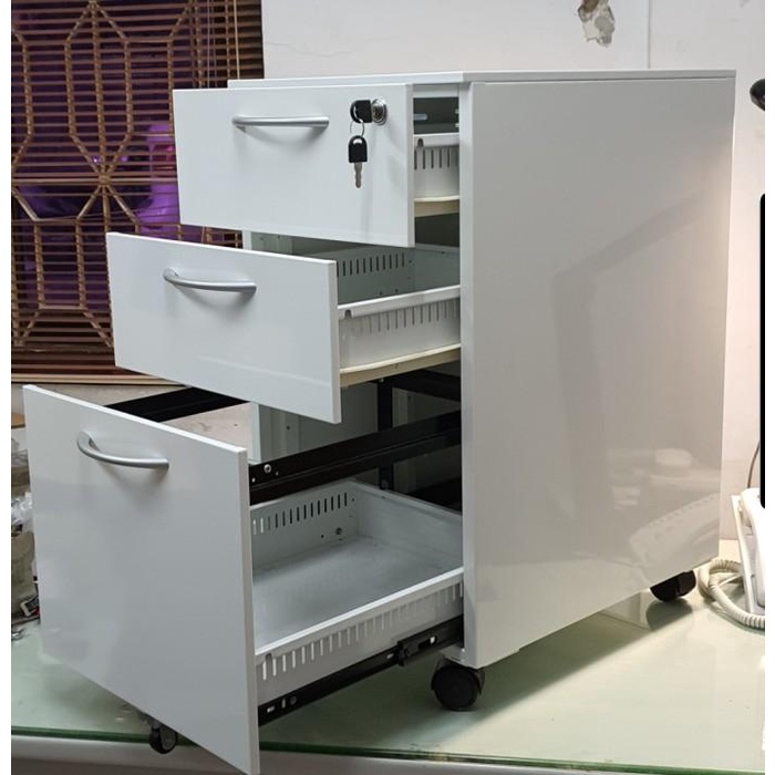 

Drawer Cabinet Lemari Arsip Besi Serbaguna (2 Susun + 1 File) Chantech