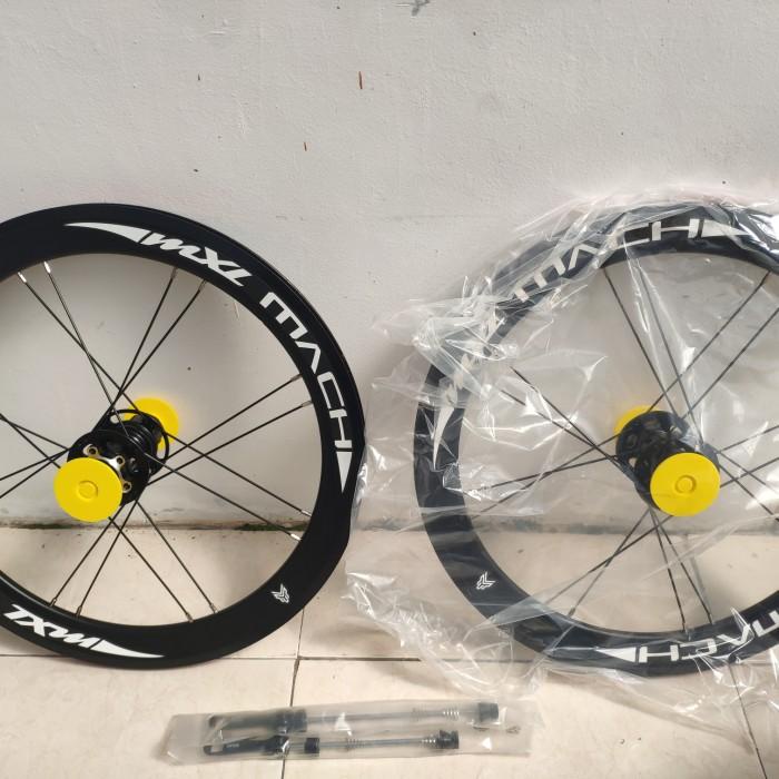 Terlaris Wheelset Mxl Mach 20 Inch 451 Jumphole Jangkrik Discbrake