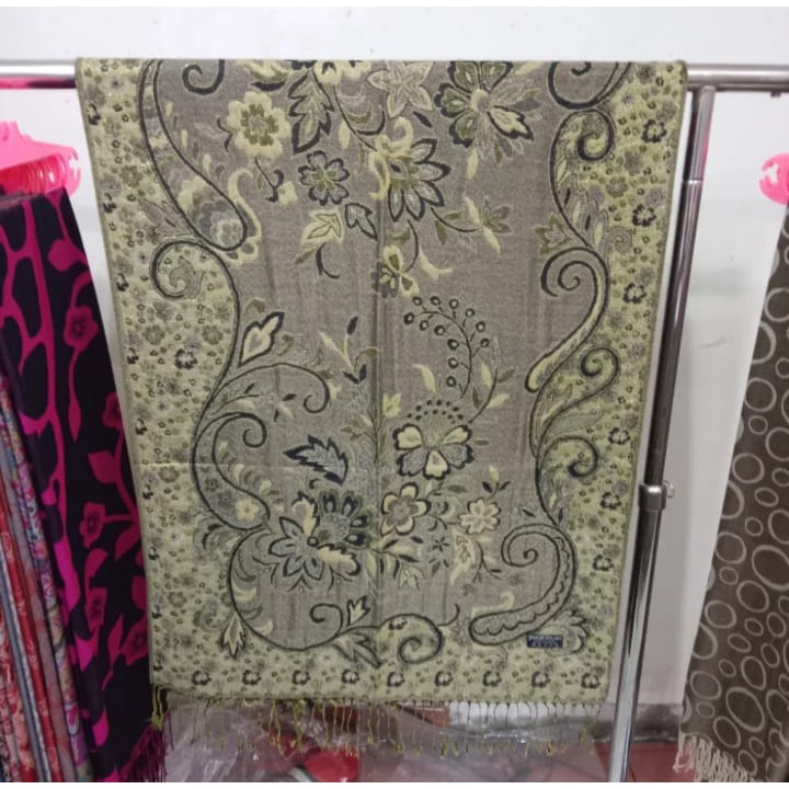 syal cashmere shawl pashmina cashmere keong shawl scarf selendang - Random