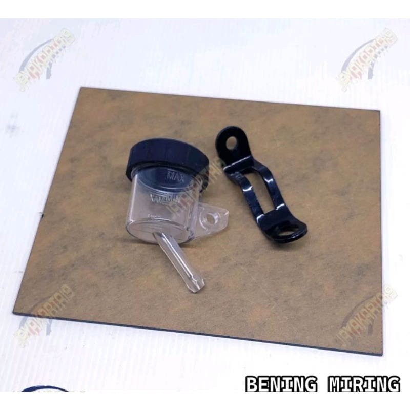 Tabung minyak rem mika transparan/smoke tabung minyak rem cakram bisa semua motor