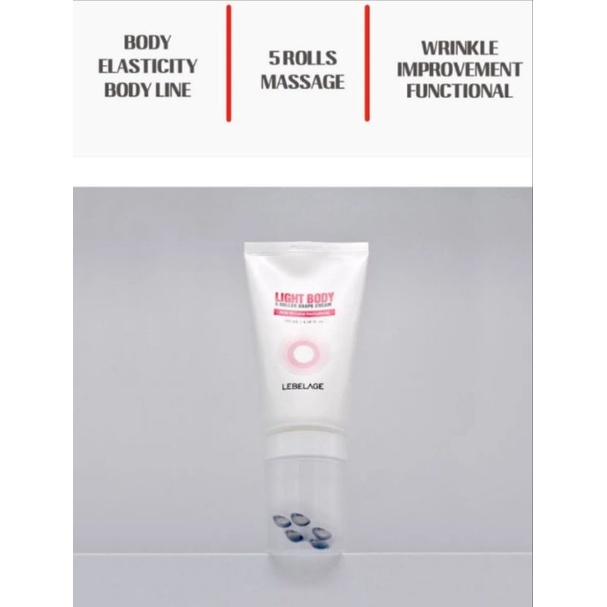 LEBELAGE SLIM BODY 5 ROLLERS SHAPE CREAM 120ML