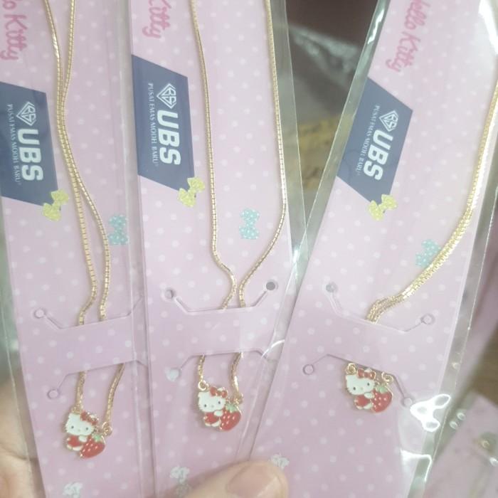 Hiasan Kalung Anak Karakter Ubs Sanrio Hello Kitty Emas Asli 9K 420 42% Pink